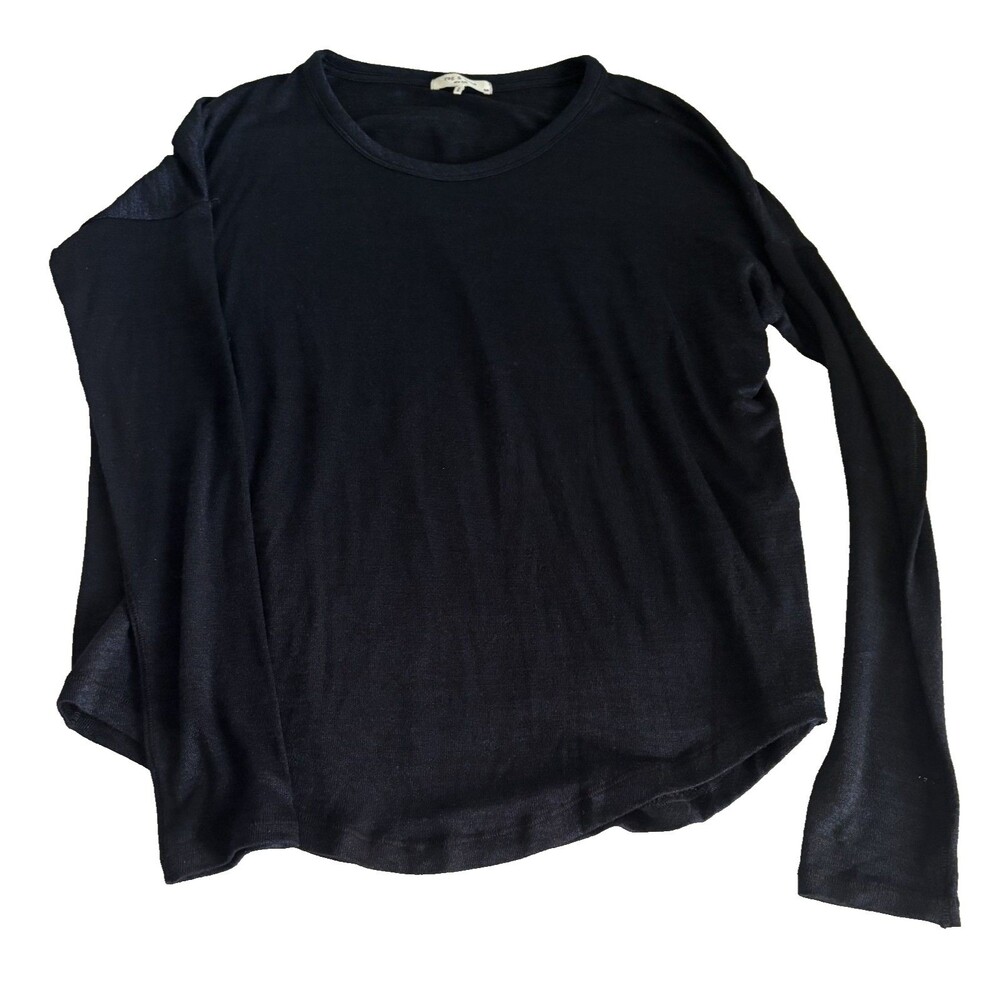 Rag and Bone oversized fall navy sweater size small casual trendy top - Picture 1 of 5